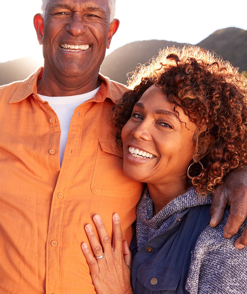 happy older couple